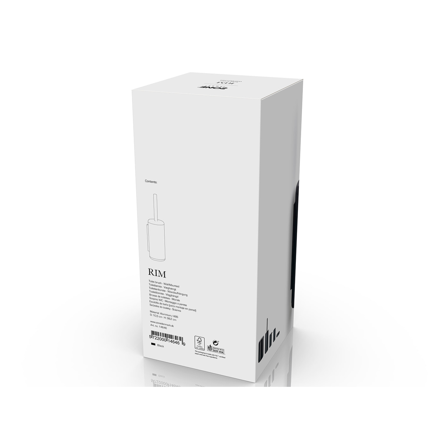 Brosse de toilettes à accroche Rim