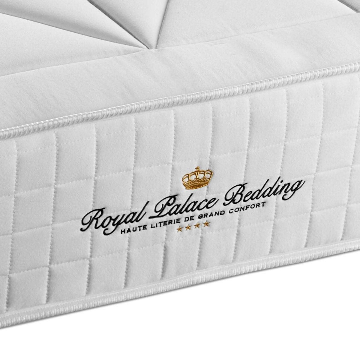 Ensemble 1p - Matelas Ressorts ensachés et mémoire de forme - Maxi Epaisseur : 26cm - Confort : Équilibré - Bouclette - Windsor