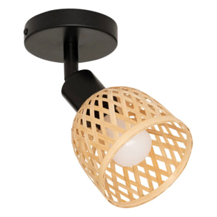 Applique murale/plafonnier Lio beige 10x10cm