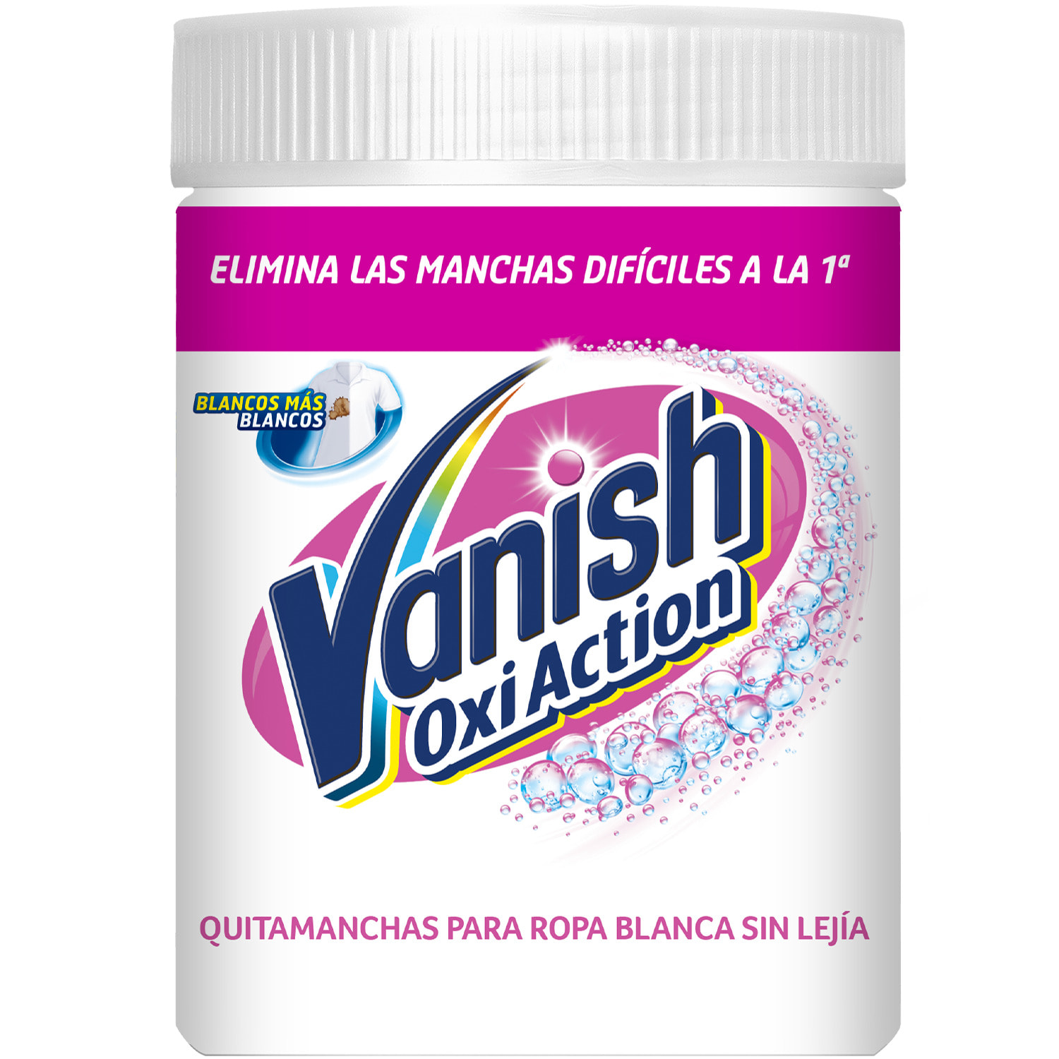 Vanish Oxi Action Quitamanchas blanqueador para la Ropa Blanca Polvo 900 GR