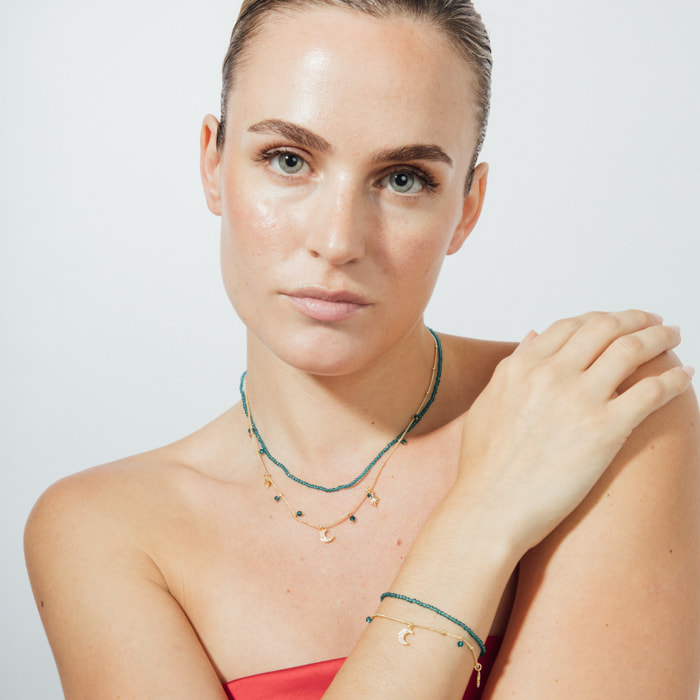 Collar Ayora acabado oro amarillo 18k