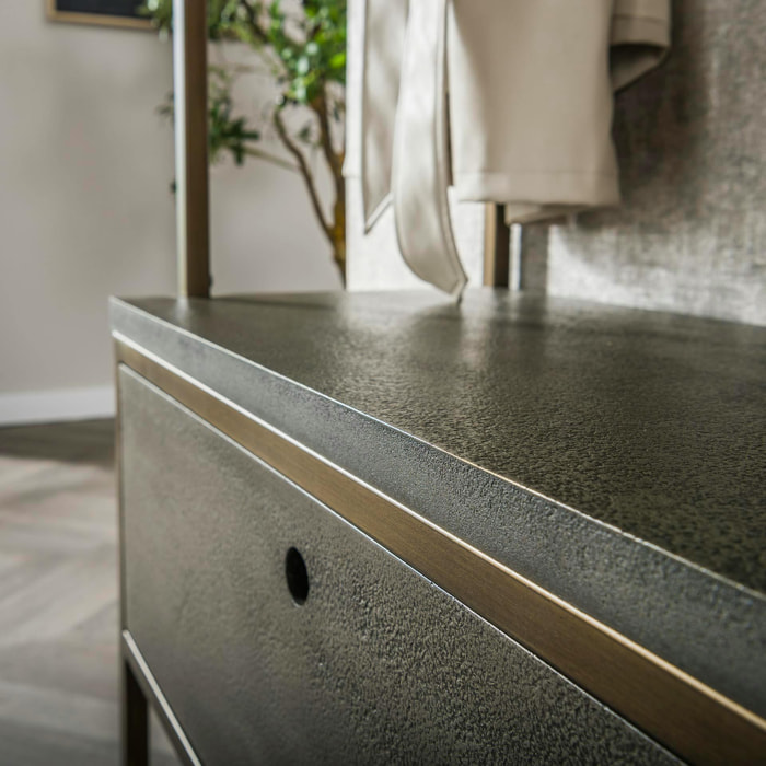 Vestiaire d'entrée vintage 8 crochets RALF