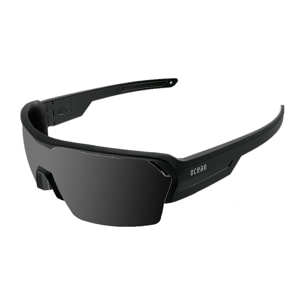 Gafas de deportes acuáticos OCEAN RACE - Negro mate / Ahumada y plaquetas y puntas negras