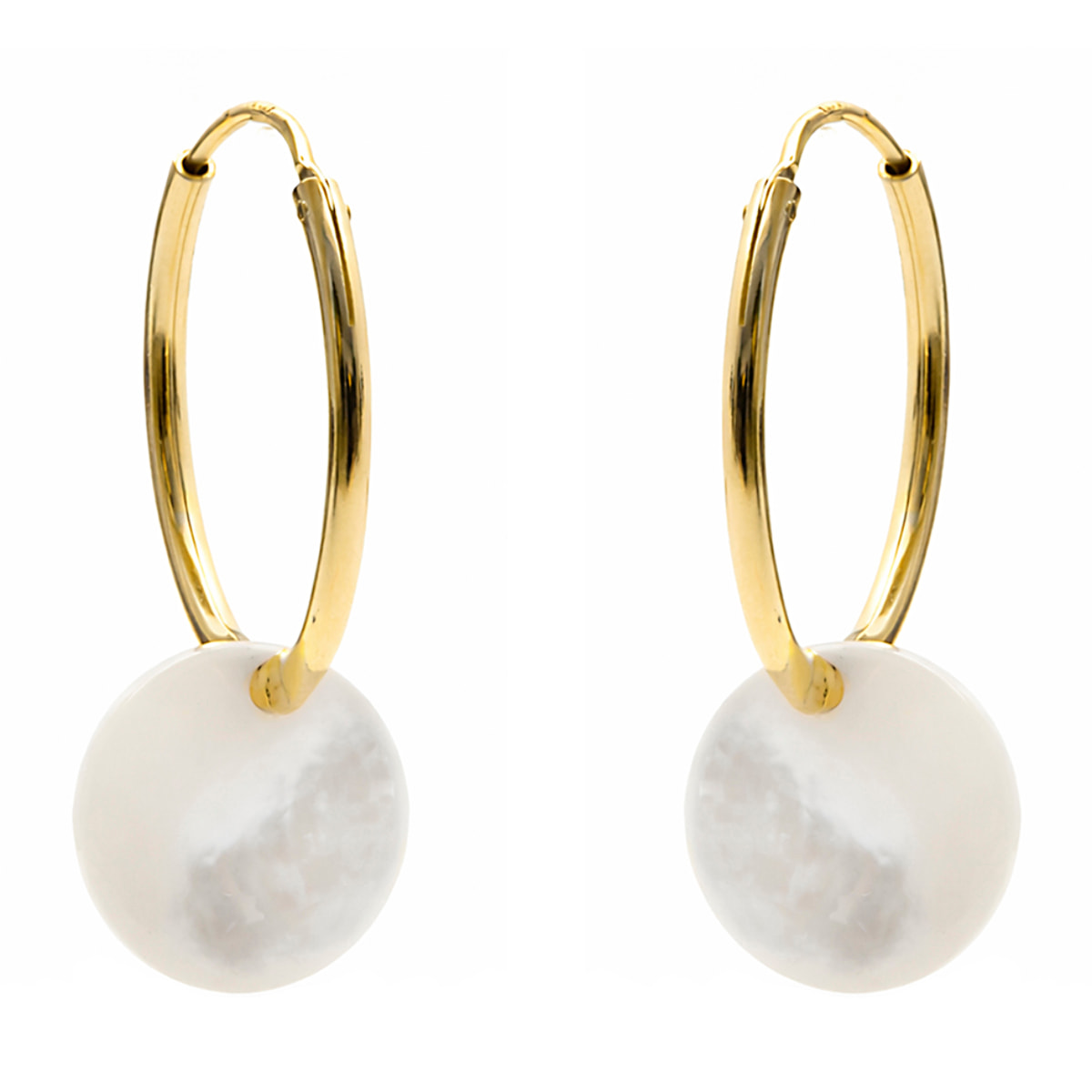 Pendientes Jafam acabado oro amarillo 18k