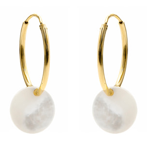 Pendientes Jafam acabado oro amarillo 18k