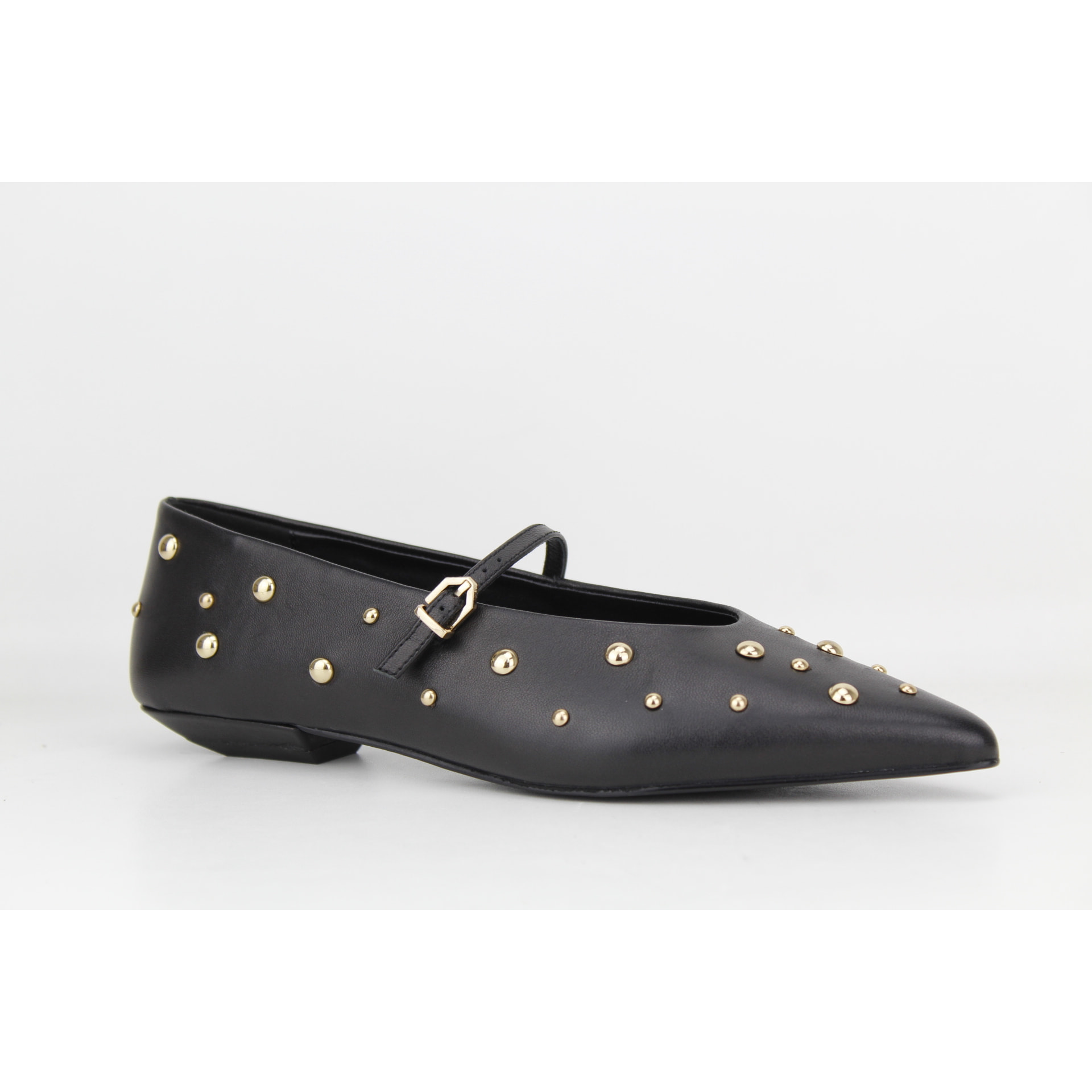 Bailarinas en negro. Tacón de 1 cm