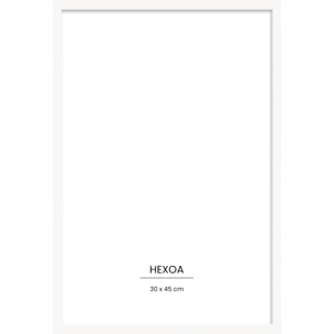 Cadre bois Blanc 30x45cm cadre seul