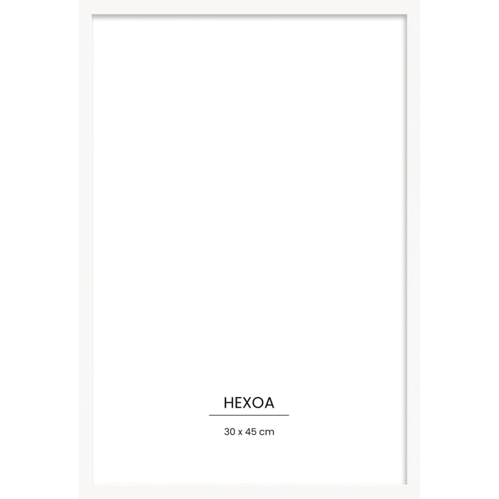 Cadre bois Blanc 30x45cm cadre seul