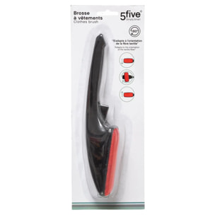 Brosse à vêtements rotative noir