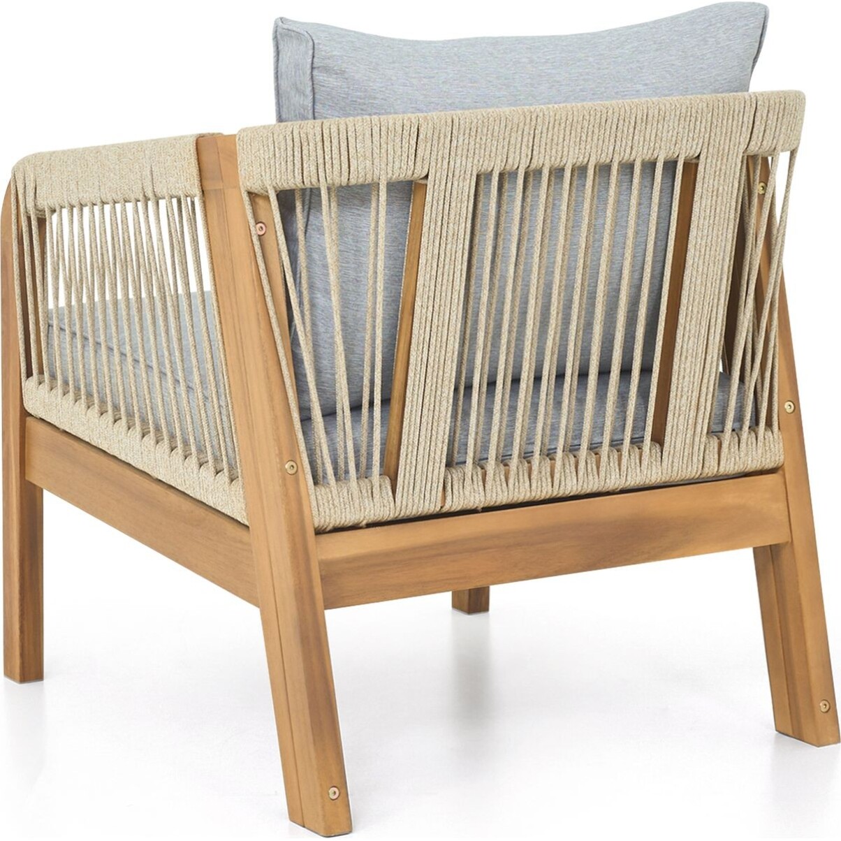 Lot de 2 fauteuils de jardin en bois FSC - SYMI