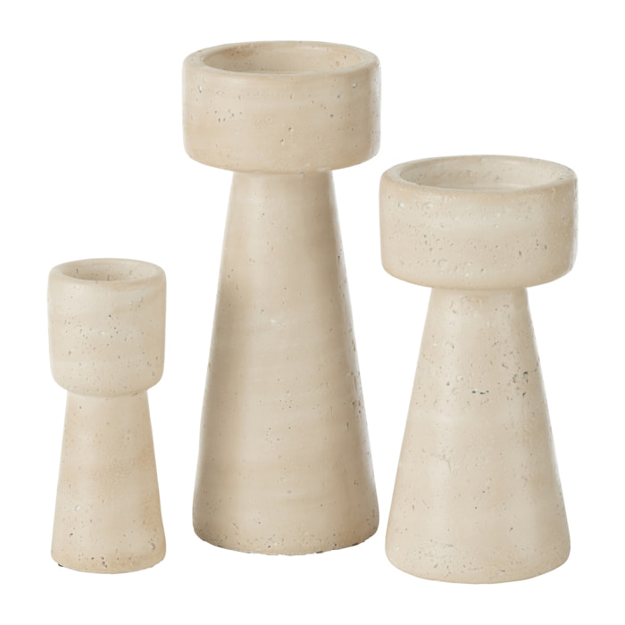 J-Line Chandelier Olina Ciment Creme Large