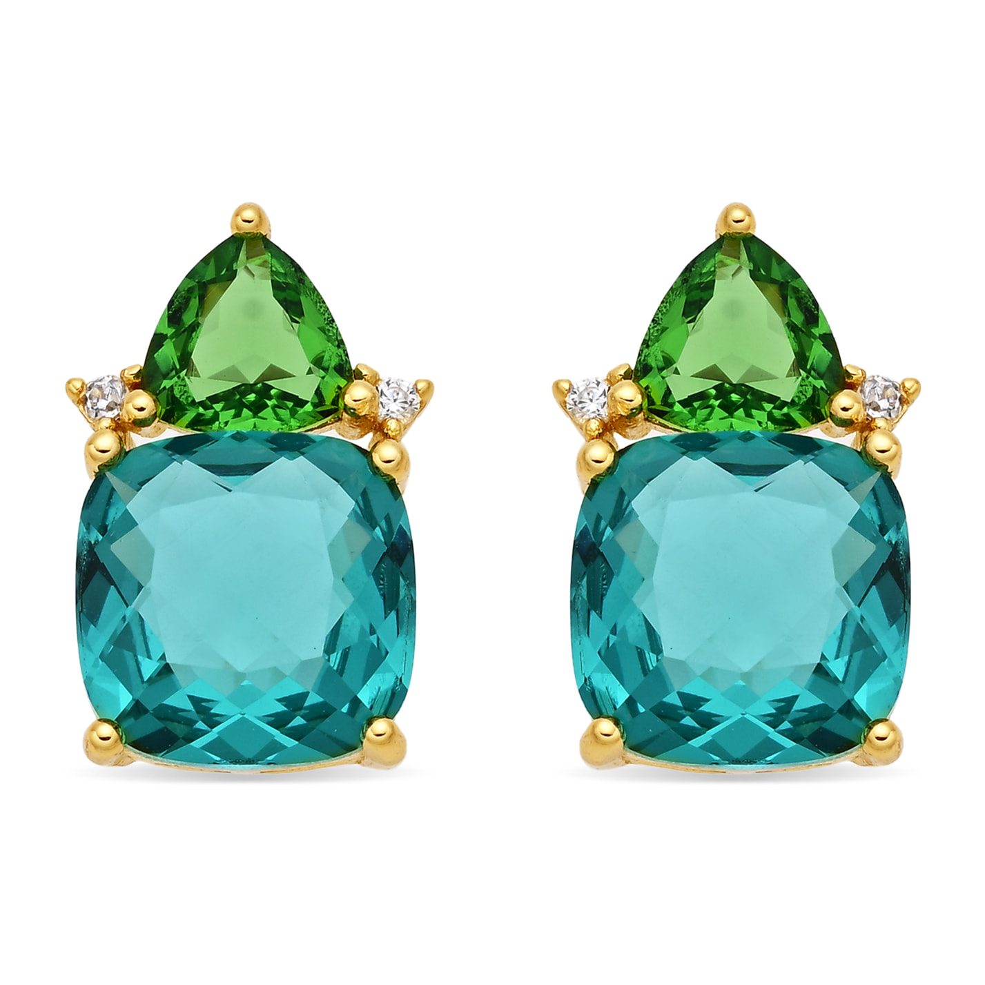 Pendientes Ilkan acabado oro amarillo 18k