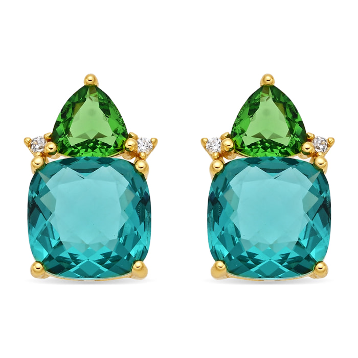 Pendientes Ilkan acabado oro amarillo 18k