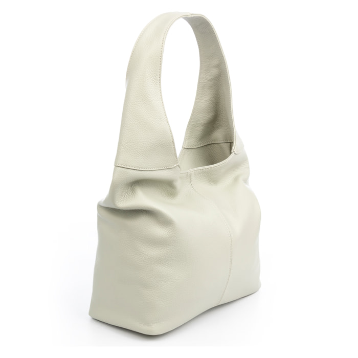 Bedonia Borsa a spalla Donna. Pelle autentica Dollaro.