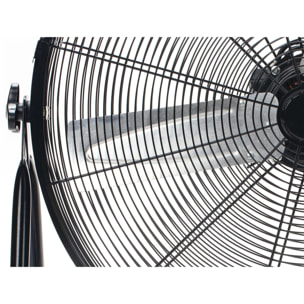 Ventilador industrial de aluminio 160 W con 3 velocidades y ruedas VENTY IND 160 PURLINE