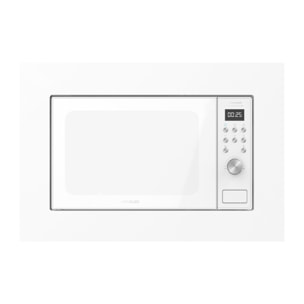 Microonde da incasso con piatto GrandHeat 2000 Built-in White Cecotec