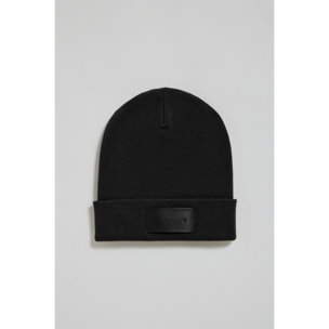 Gorro Vito negro con detalle de etiqueta Polo Club