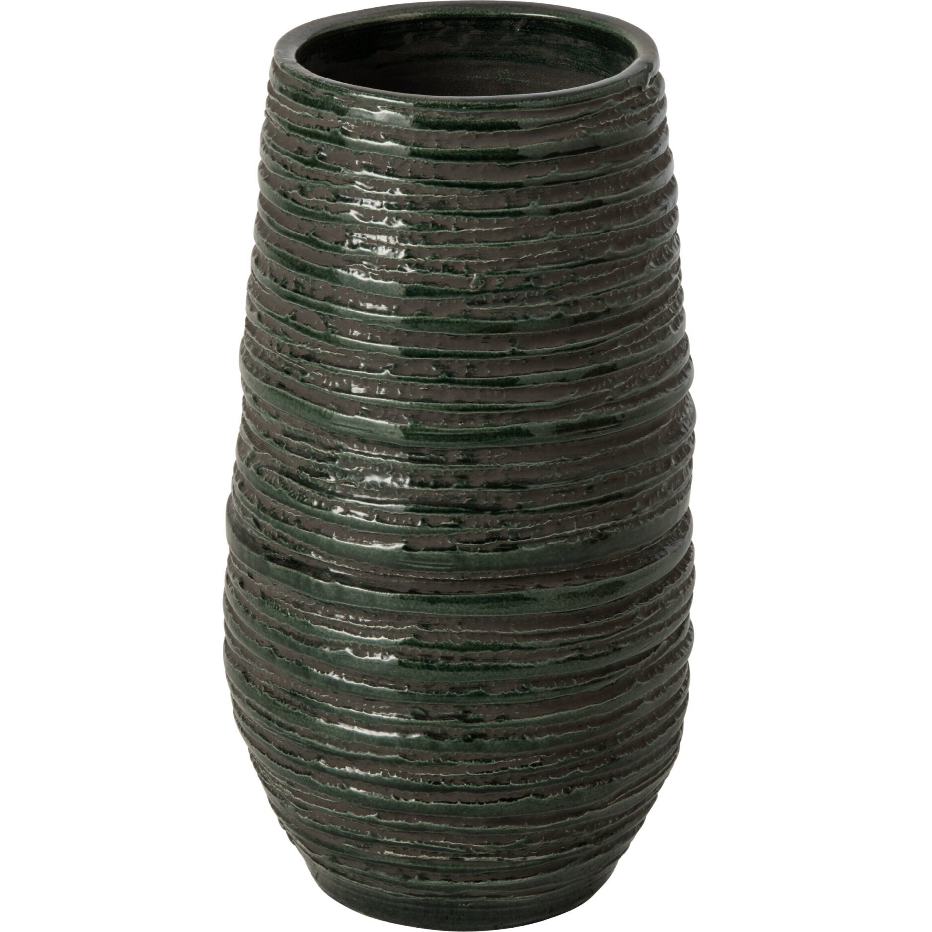J-Line vase - céramique - bleu pétrole
