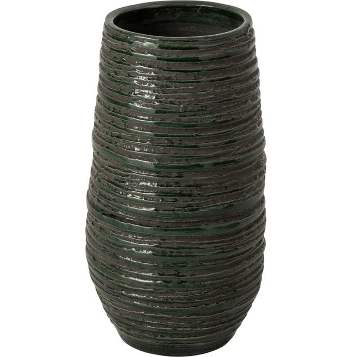J-Line vase - céramique - bleu pétrole