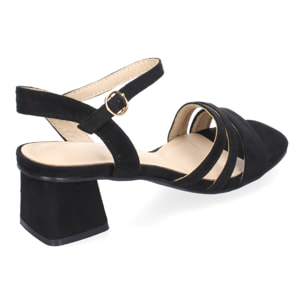 Sandalia de Tacon para Mujer, Comoda, Triple Pala Fina, Estampado Brillante