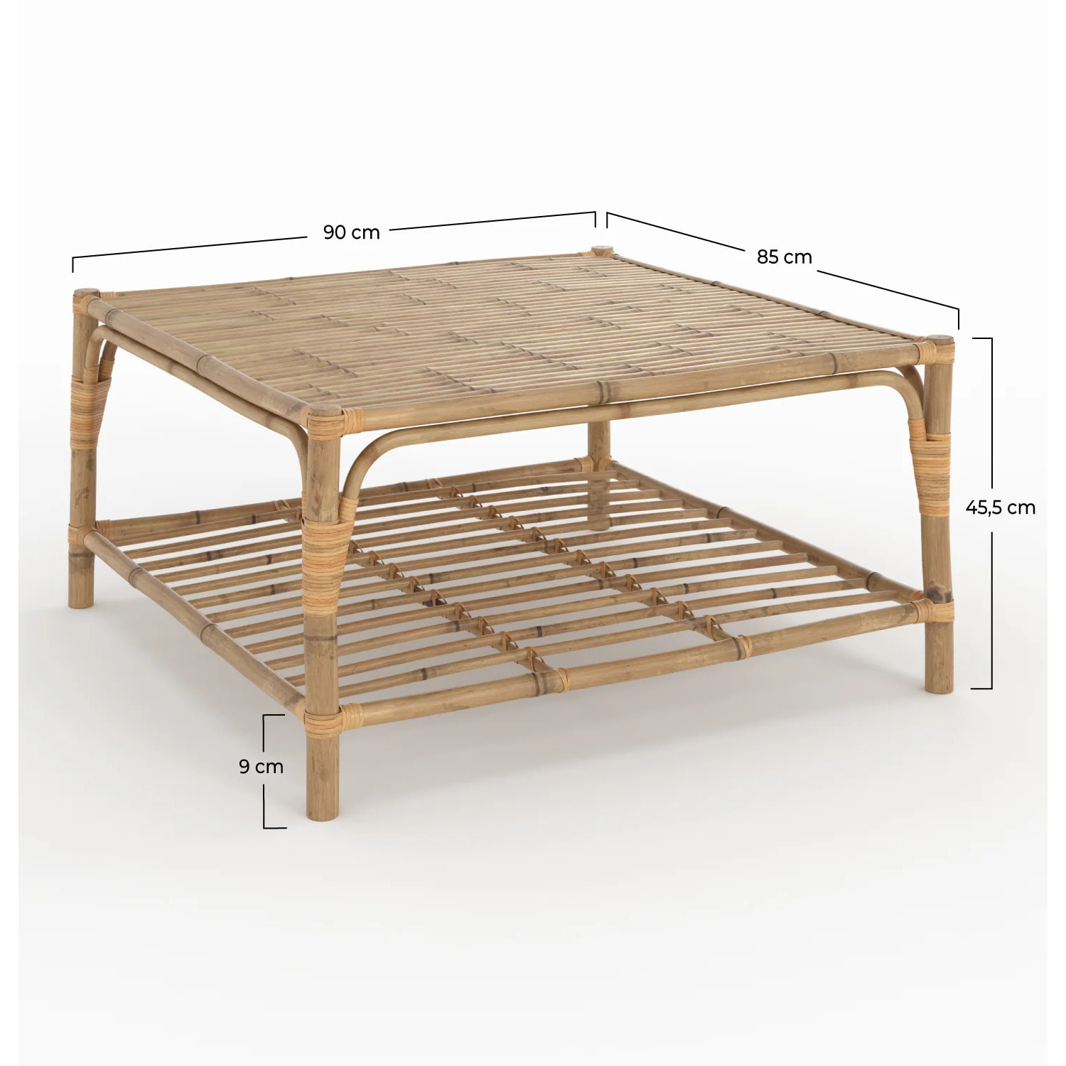 Table basse de jardin en bambou - Timy