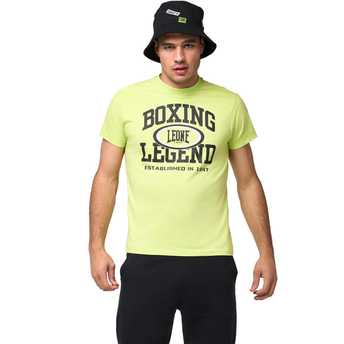 Camiseta de hombre de manga corta con estampado 'Boxing Legend' Leone Active