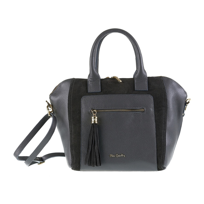 Borsa a mano da donna Made in Italy - Modello Silvana Pro - 100% pelle - 40.0 x 26.0 x 17.0 cm