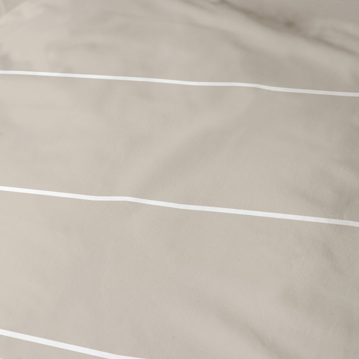 Drap-housse imprimée 100% coton, STRIPES