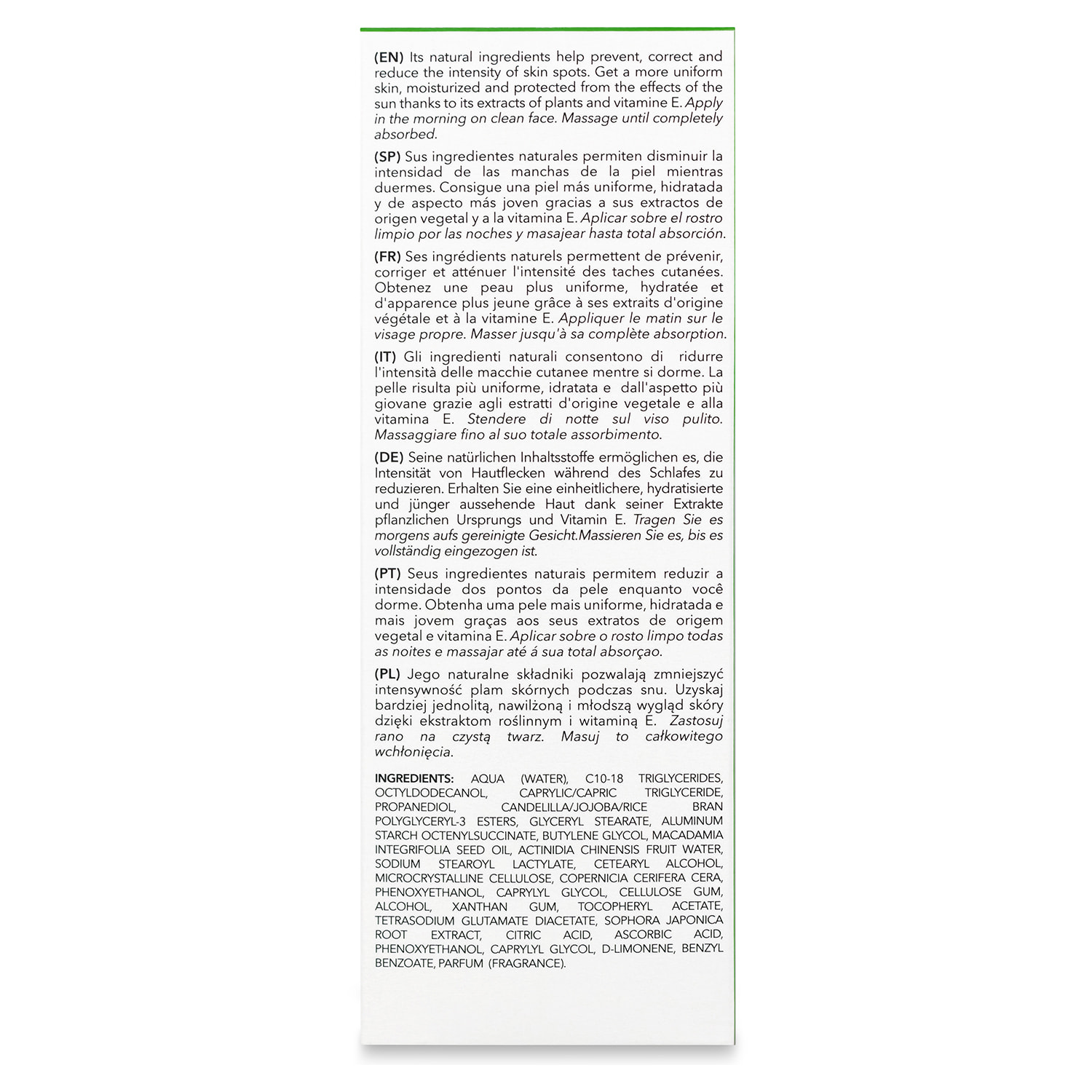 Crema Noche Bio Despigmentante - 50 ml