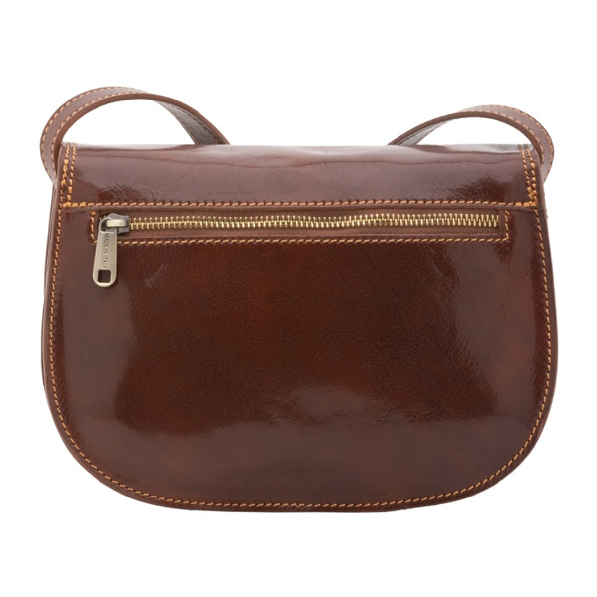 Borsa a tracolla da donna - Modello False - Vera pelle - 24.0 x 17.0 x 11.0 cm