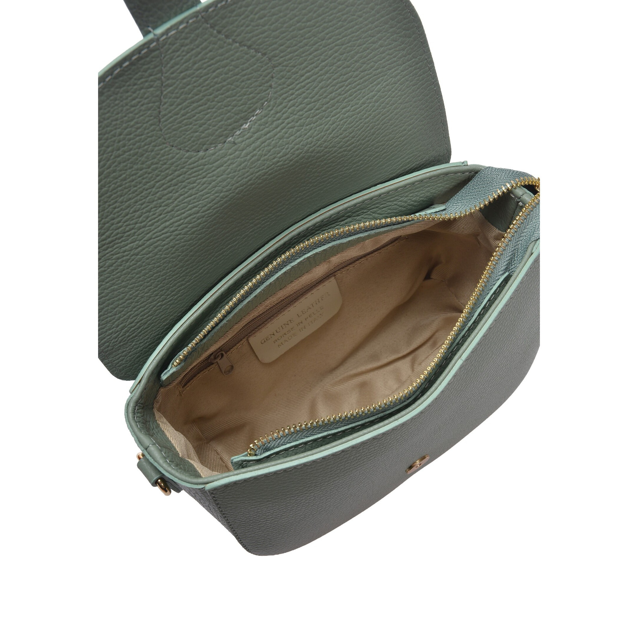 Borsa a tracolla Anna Luchini Turchese