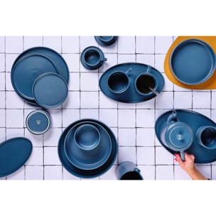 Assiette SCANDI Ø16,5cm - 4 pièces - Marine