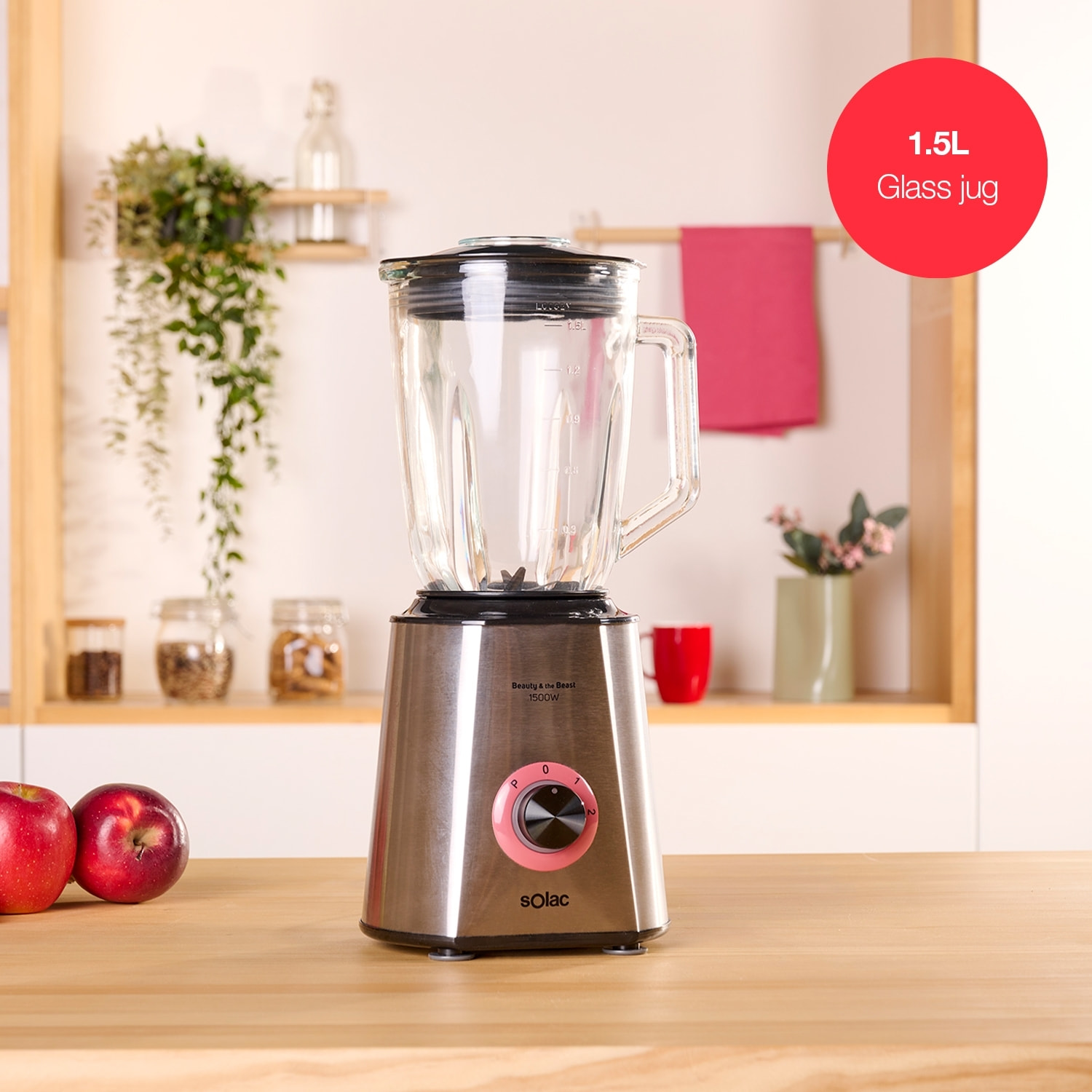Solac - Batidora de vaso Beauty and the Beast 1500 1500 W