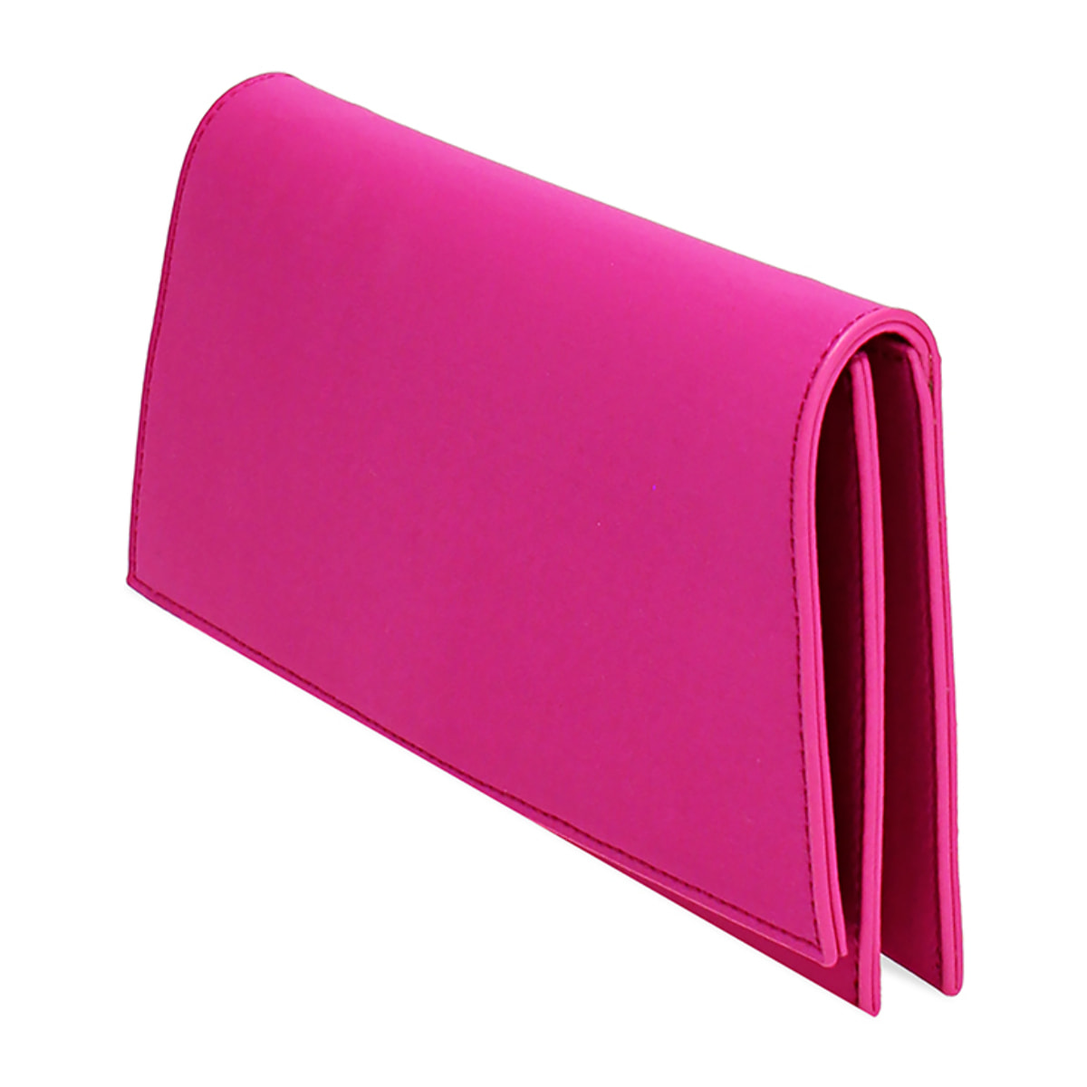 Pochette donna fucsia in tessuto