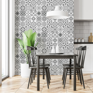 Stickers muraux - Sticker Mural Carrelage adhésif Cuisine Salle de Bain - 60 STICKERS CARRELAGES AZULEJOS CERAFINA