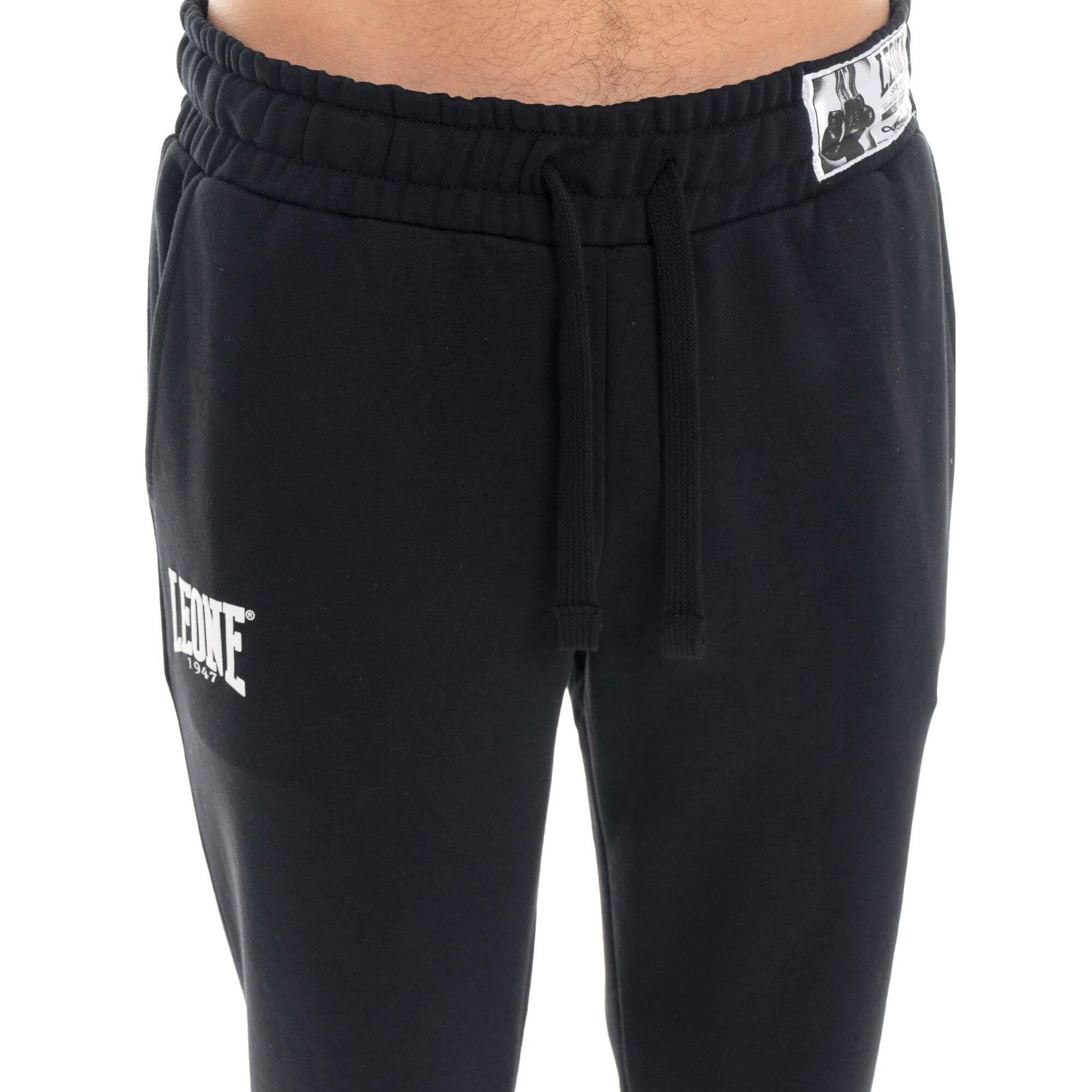 Pantalón deportivo Leone 1947 Apparel con elástico y cordón ajustable. Para relajarse a diario.