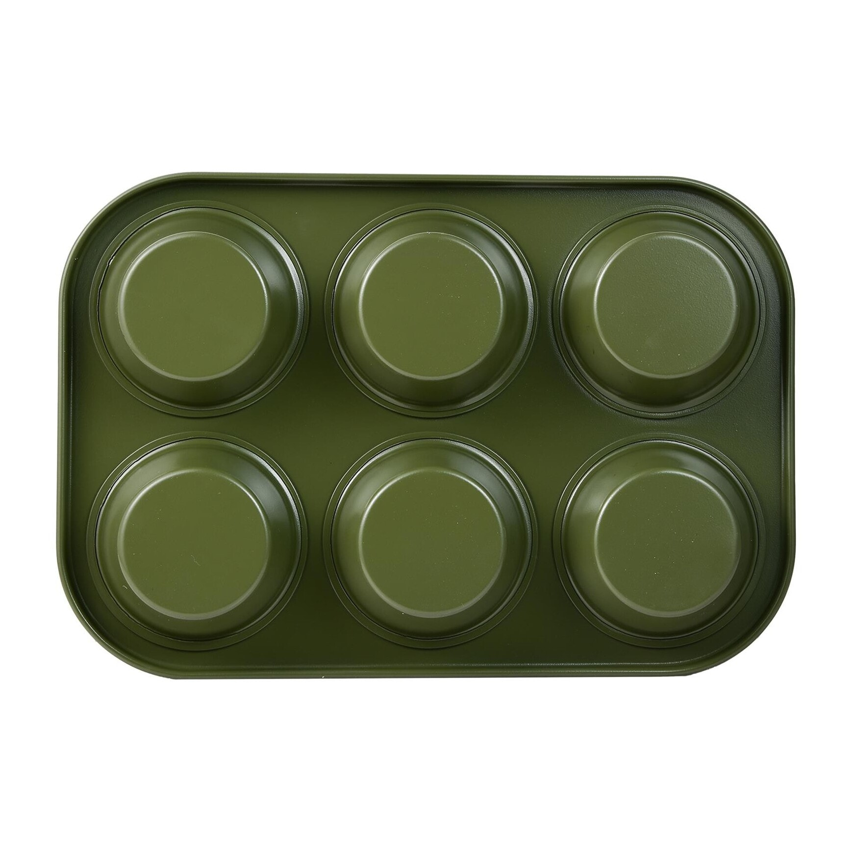Molde para 6 magdalenas 26,5x18,5x3 cm acero carbono, antiadherente para muffins y repostería expert san ignacio