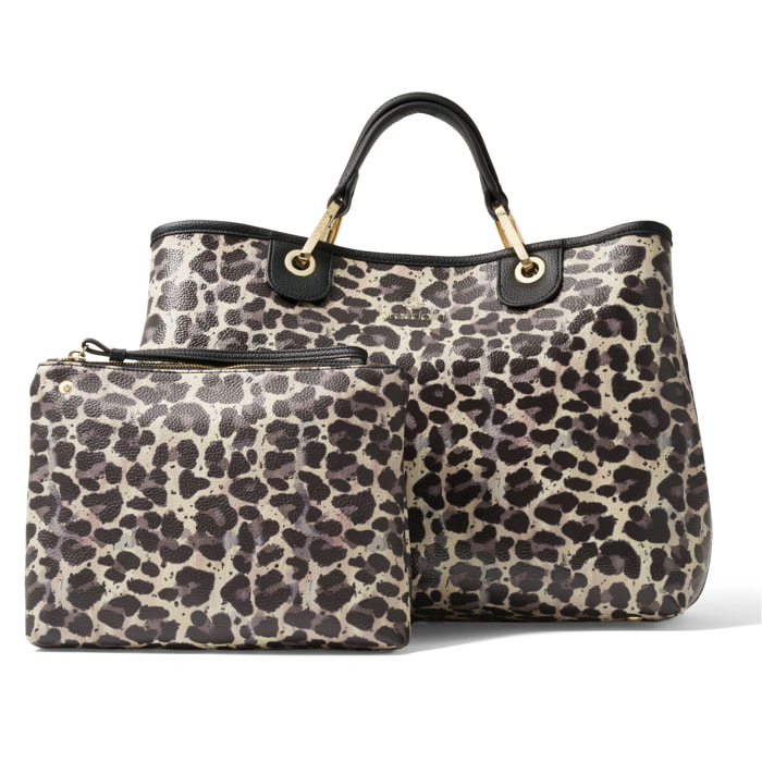 Borsa a mano  da donna In Poliestere e Poliuretano Prodotto artigianale 37x27,5x15 cm