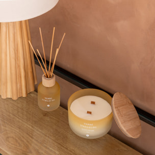 Bougie parfumée Sana 420g pot verre Terre d'Ailleurs