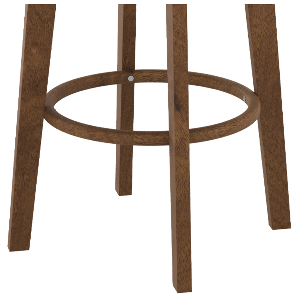 Lot de 2 tabourets pour îlot central 66 cm en cuir synthétique noir - Vahina