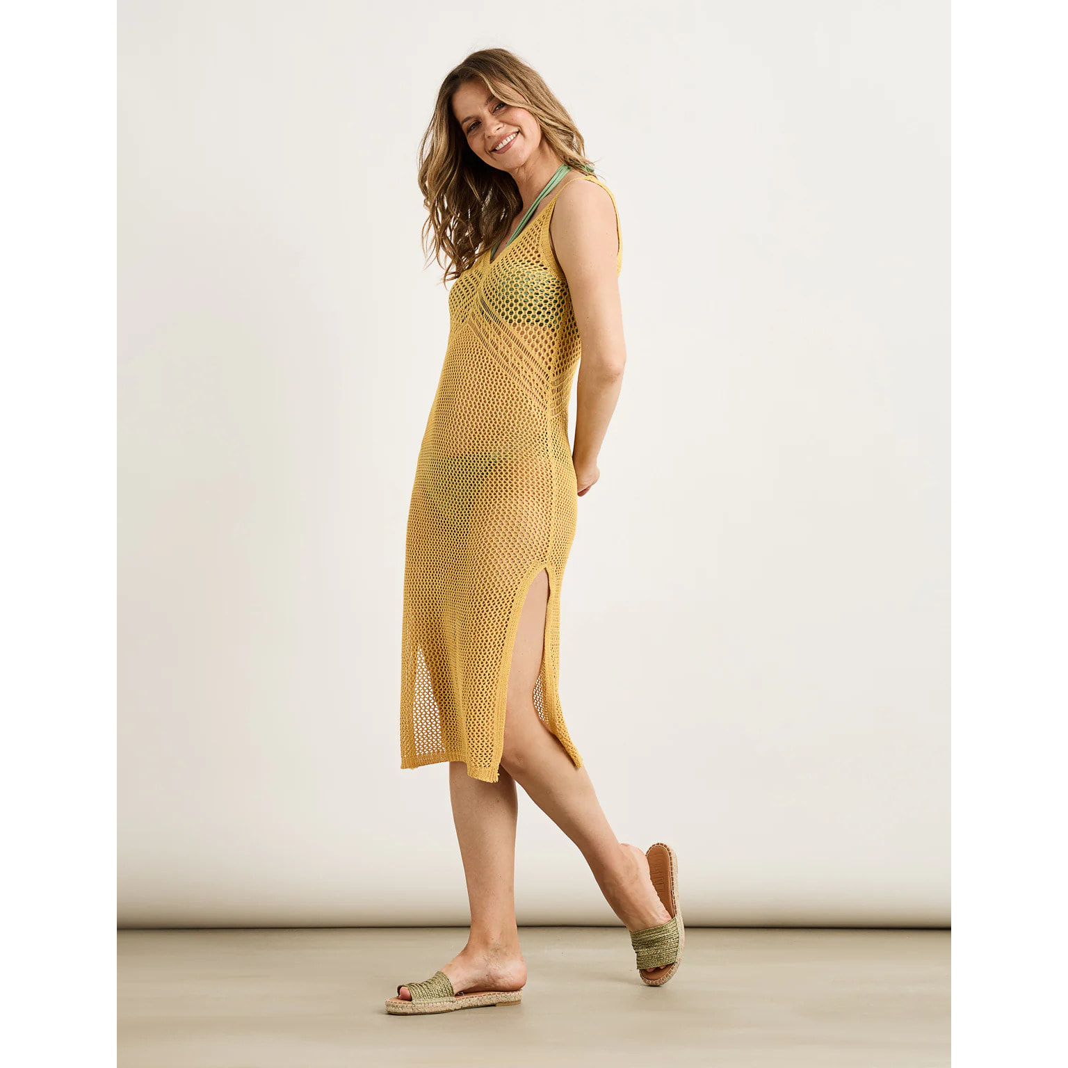 Vestido Midi Amarillo - Pinto