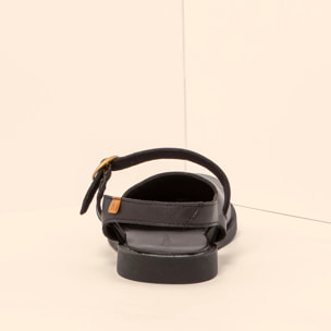 Sandalias N5874 SOFT NAPPA BLACK/ ARENISCA color Black