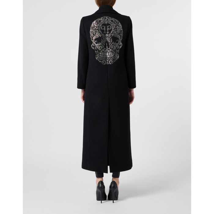 PHILIPP PLEIN Duke Long Coat Baroque Skull
