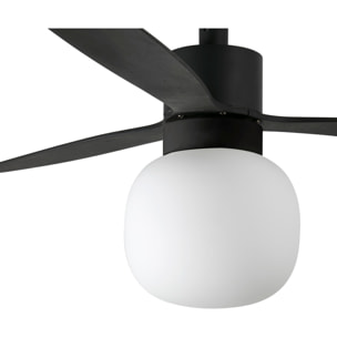 AMELIA L BALL LED ventilatore da soffitto nero