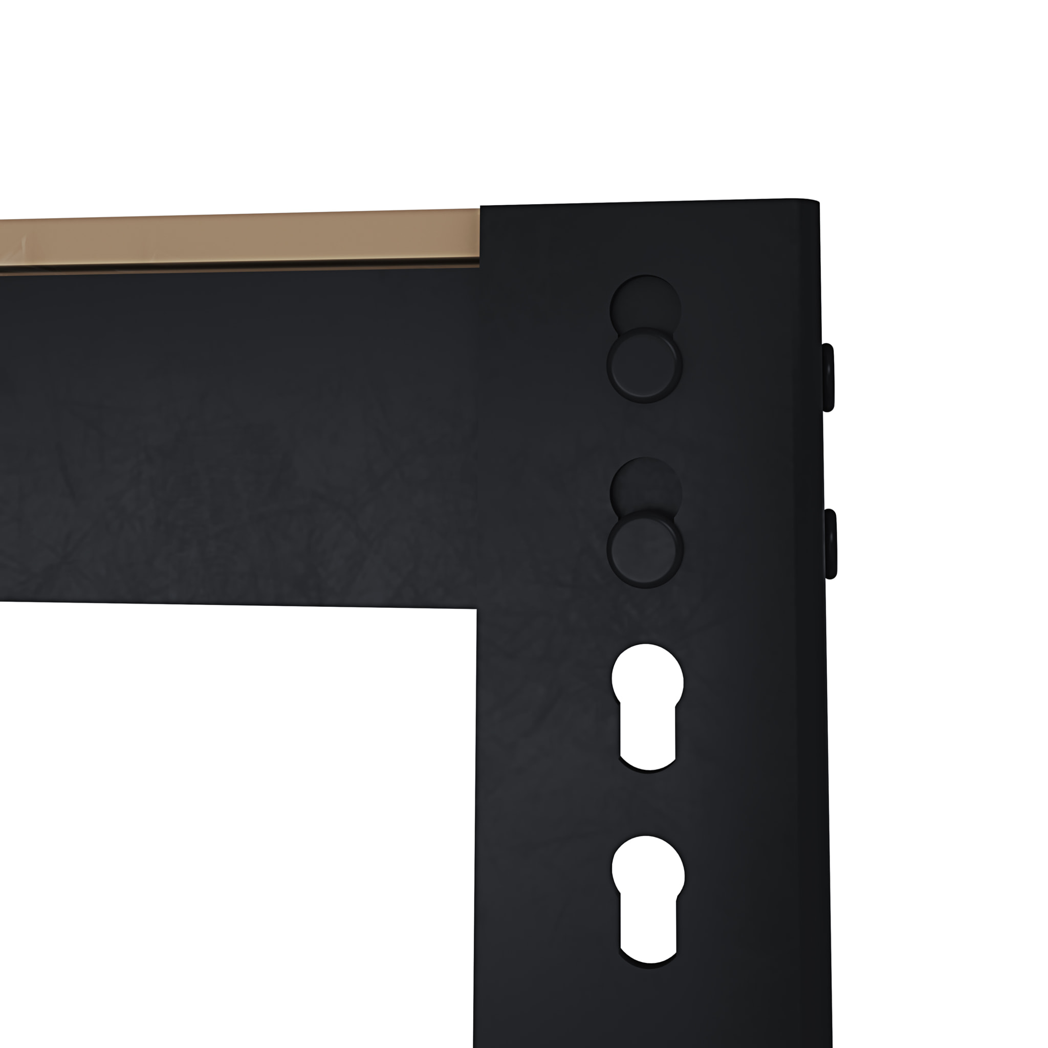 Banco Tavolo Da Lavoro Senza Bulloni In Acciaio Metallo e MDF Portata Fino 550 Kg 2 Ripiani Regolabili Garage Officina Cantina 90 x 100 x 60 cm Nero