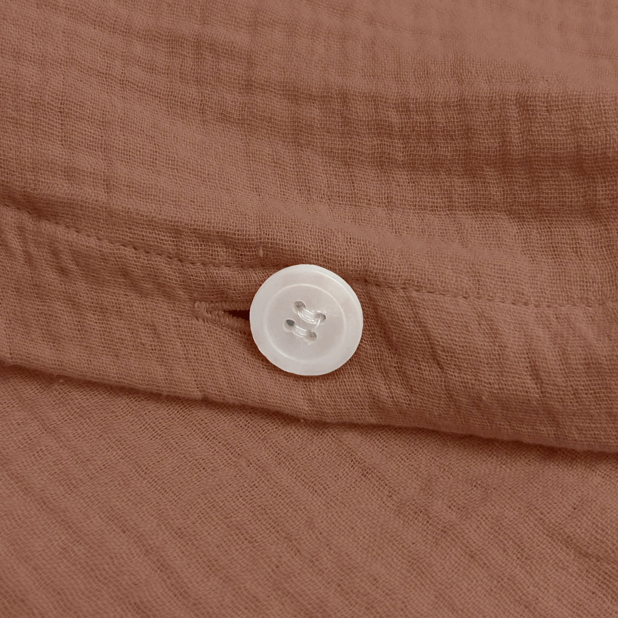Parure de lit unie en coton, GAZE DE COTON