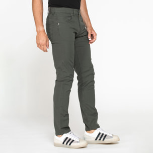 PANTALONE COLORATO DA UOMO IN COTONE STRETCH
