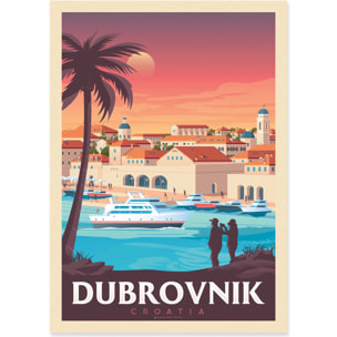 Affiche - Dubrovnik - Olahoop Travel Posters
