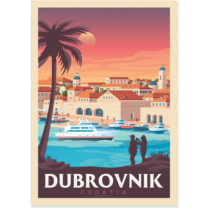Affiche - Dubrovnik - Olahoop Travel Posters
