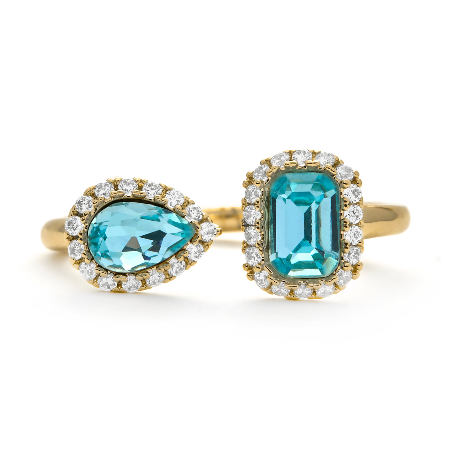 Anillo Myne acabado oro amarilo 18k